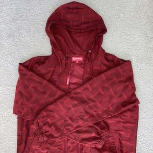 Supreme Windbreaker with Red Supreme All Over